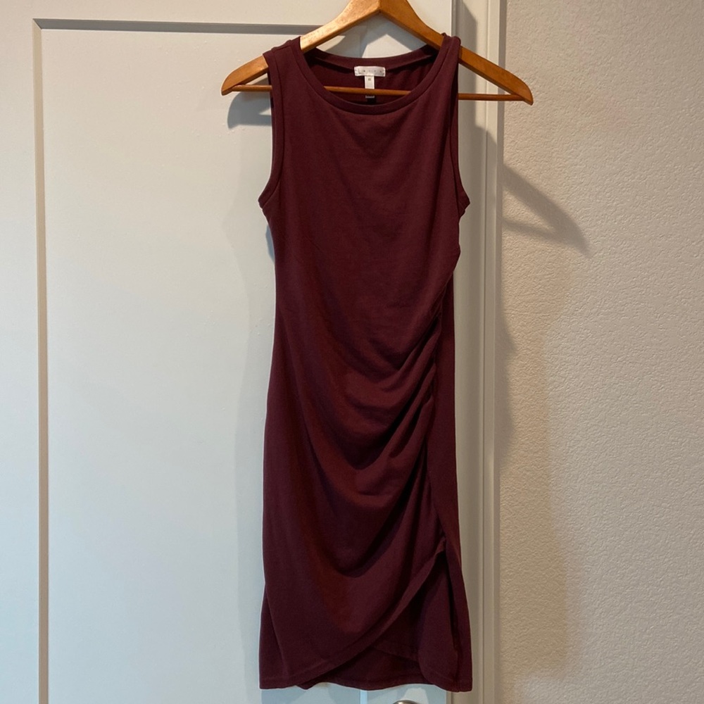 Maroon Leith dress